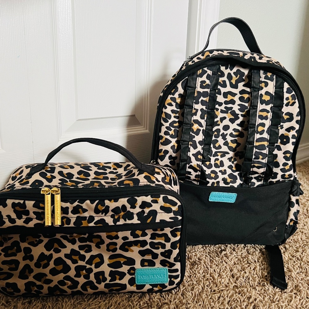 Posh peanut backpack and lunchbox